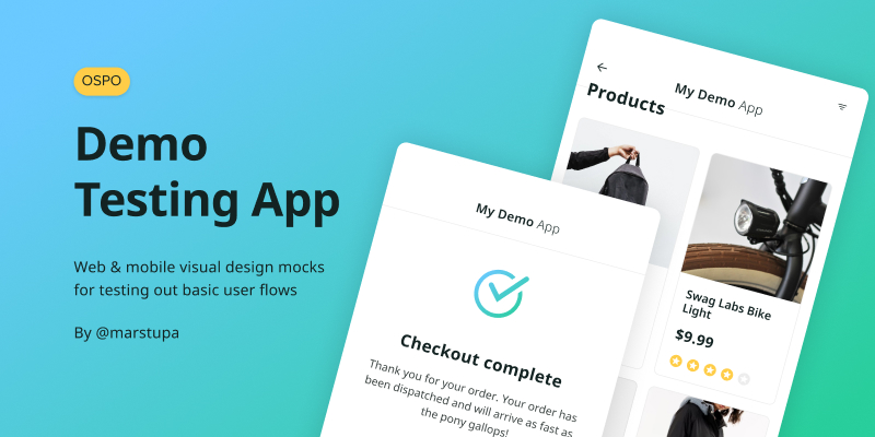 Demo Testing App UI Template